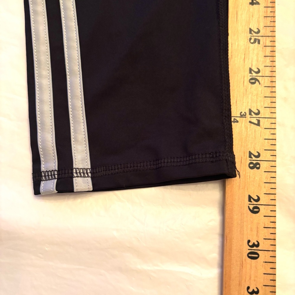 NWOT Adidas Black Silver Reflective Leggings Girls SZ XL 14 /16 - Picture 8 of 12